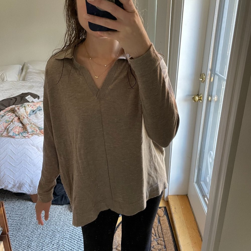 Zara Wool Blend Polo Shirt